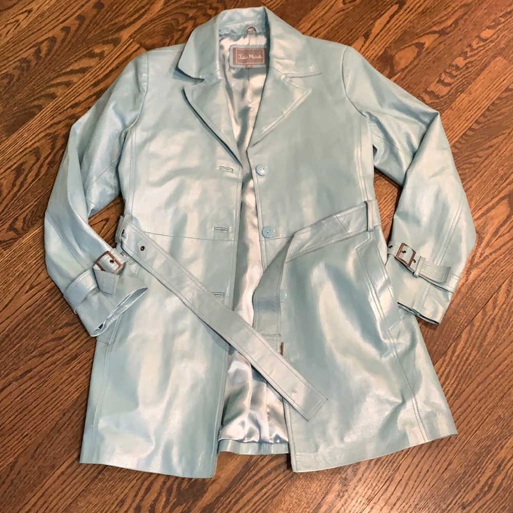 Juliet Michelle leather coat